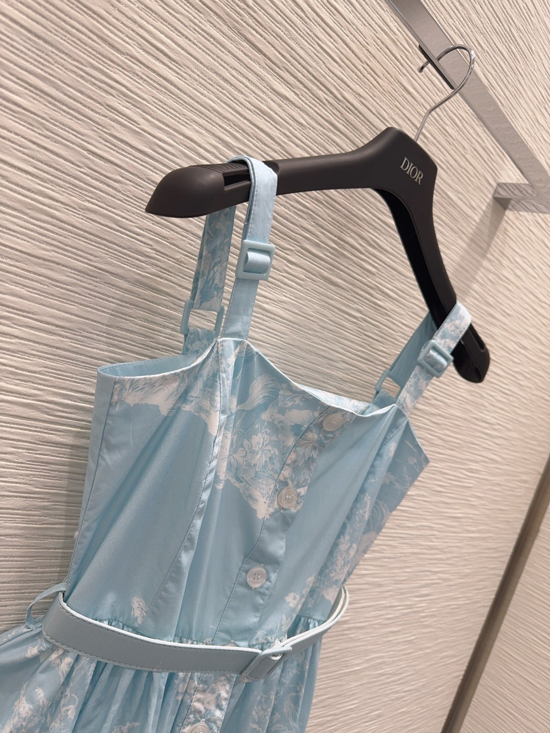 Dior 2026 Strappy Dress Blue Cotton 627311