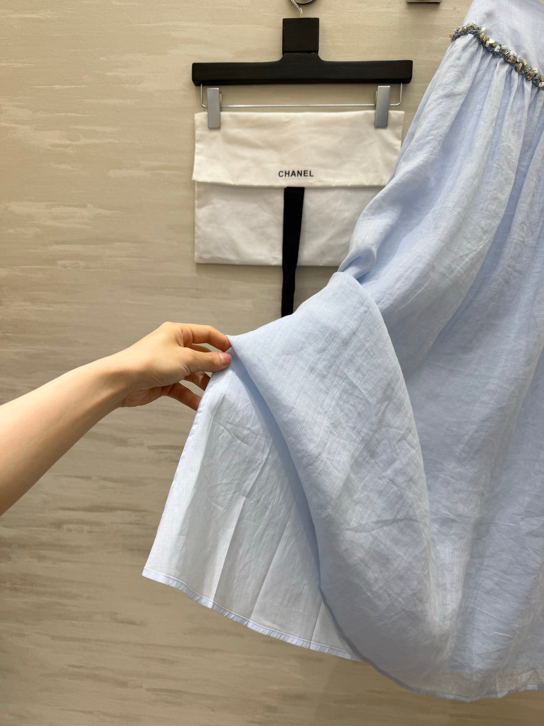 Chanel 2026 Midi Skirt Cotton-Linen 398795