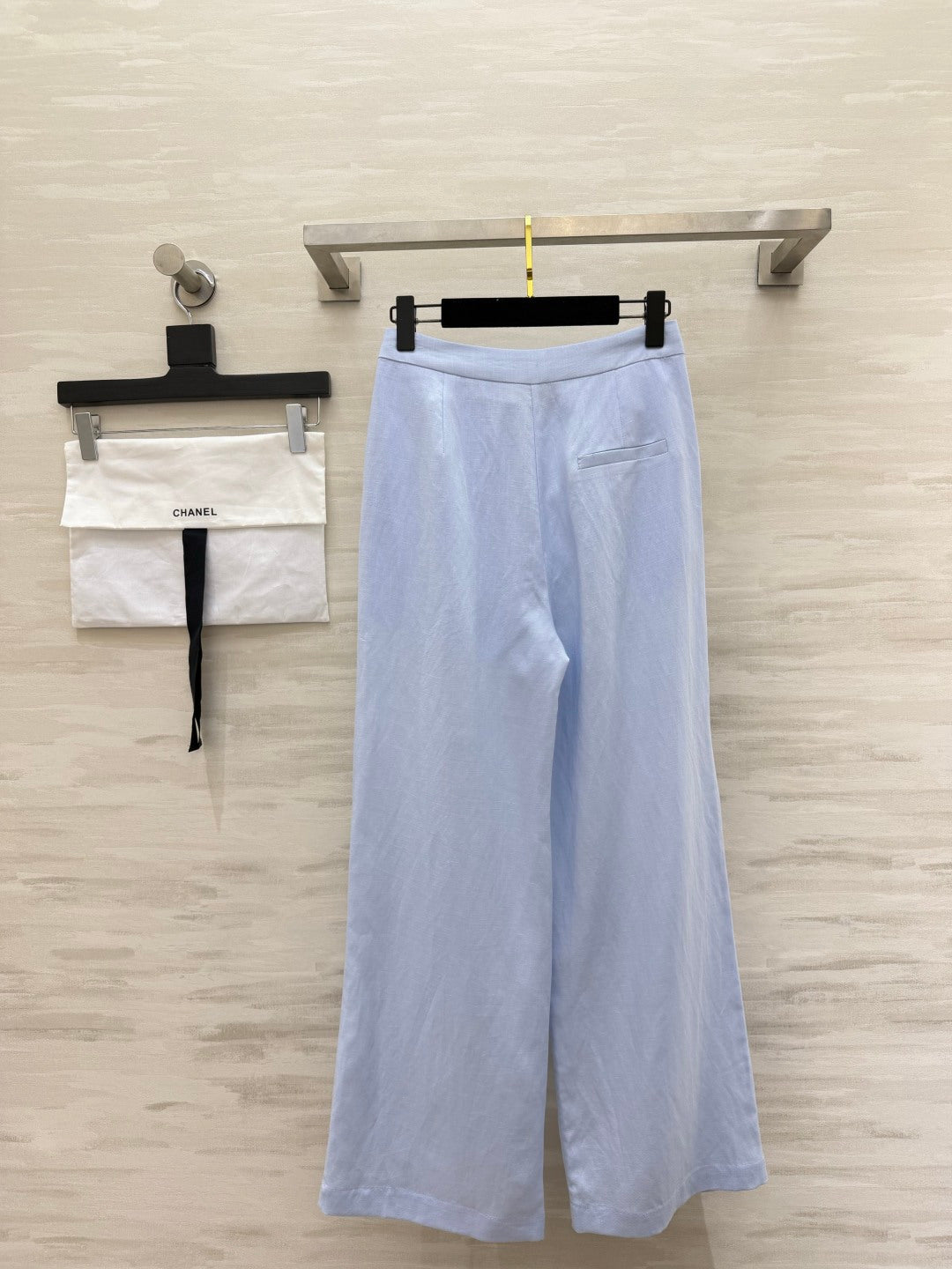 Chanel 2026 Wide-Leg Pants Cotton- Linen 398799