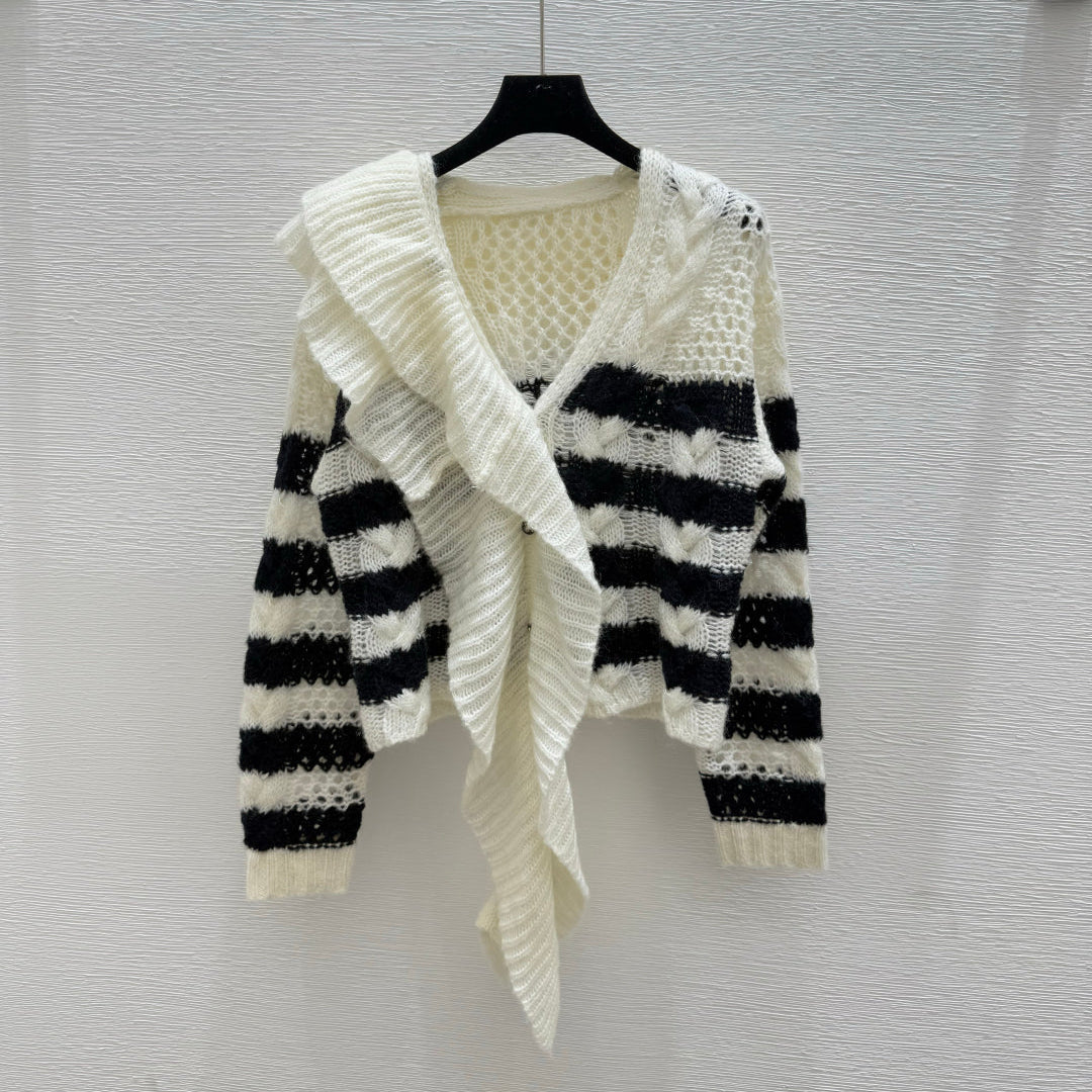 CD 25 Striped Long sleeve Sweater 286356