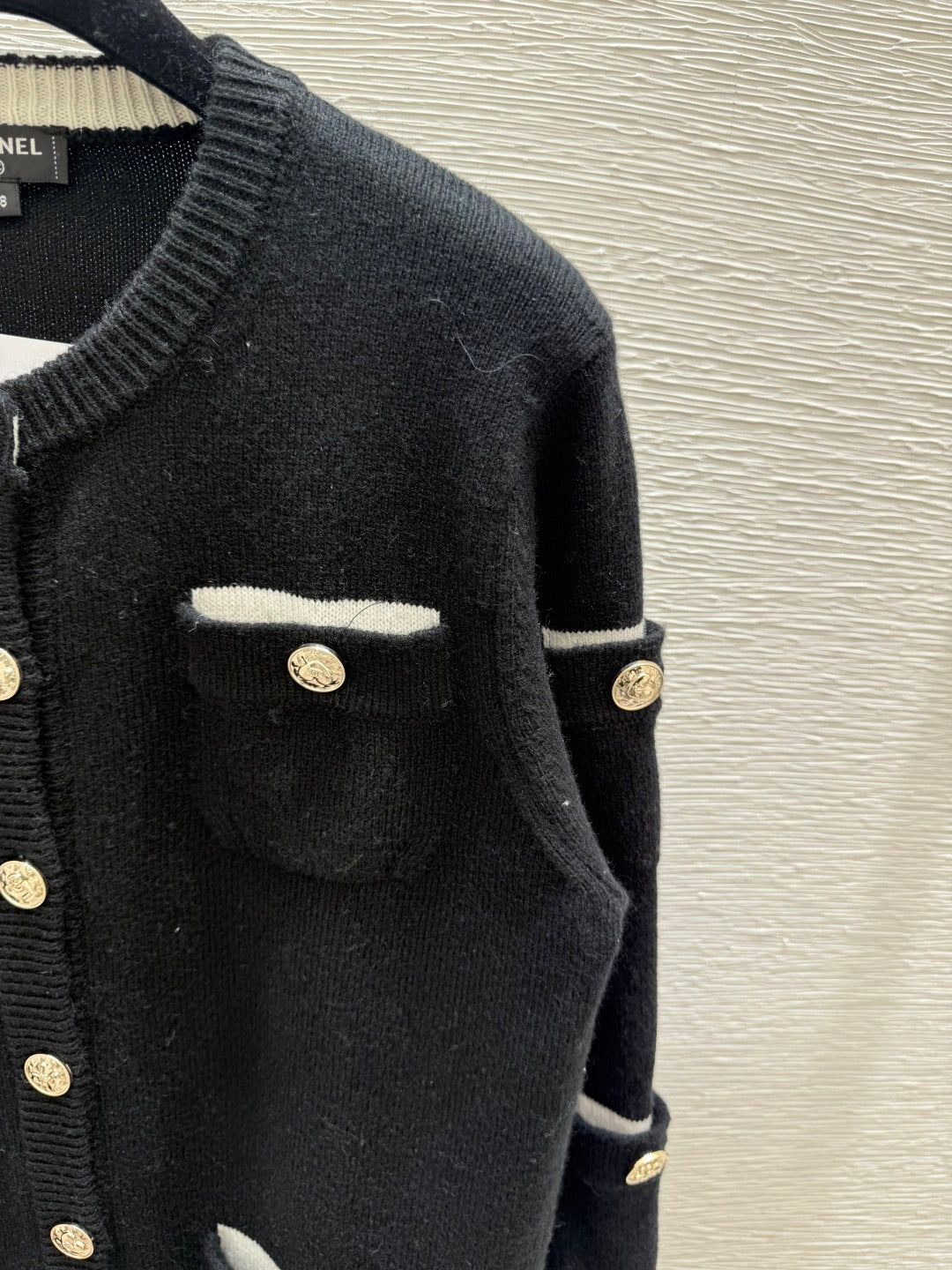 CC 25 Cardigan In Black Cashnere 286347