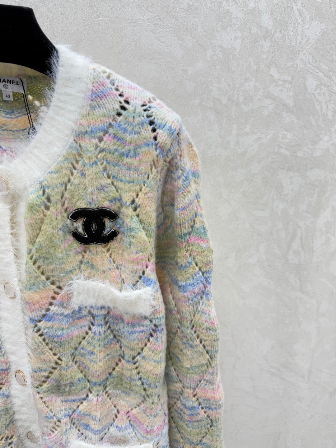 CC 26 Clover Cardigan Multicolor Wool 830605