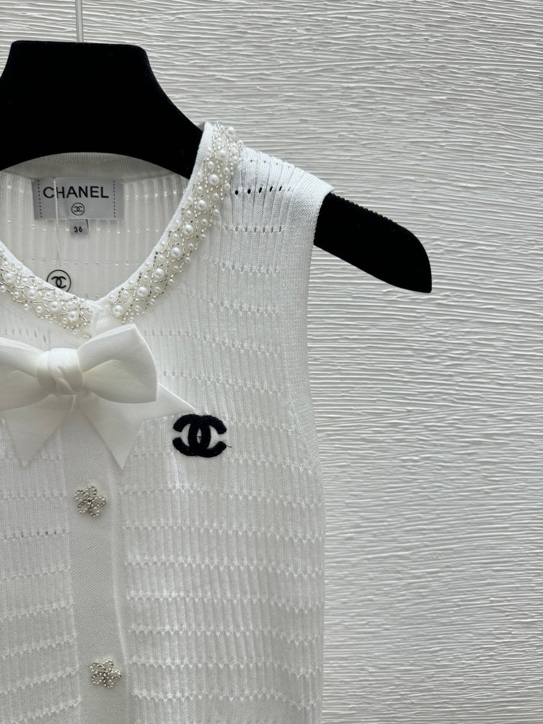 Chanel 2026 Heavy-Duty Captain Round Neck Knitted Vest Wool 170651