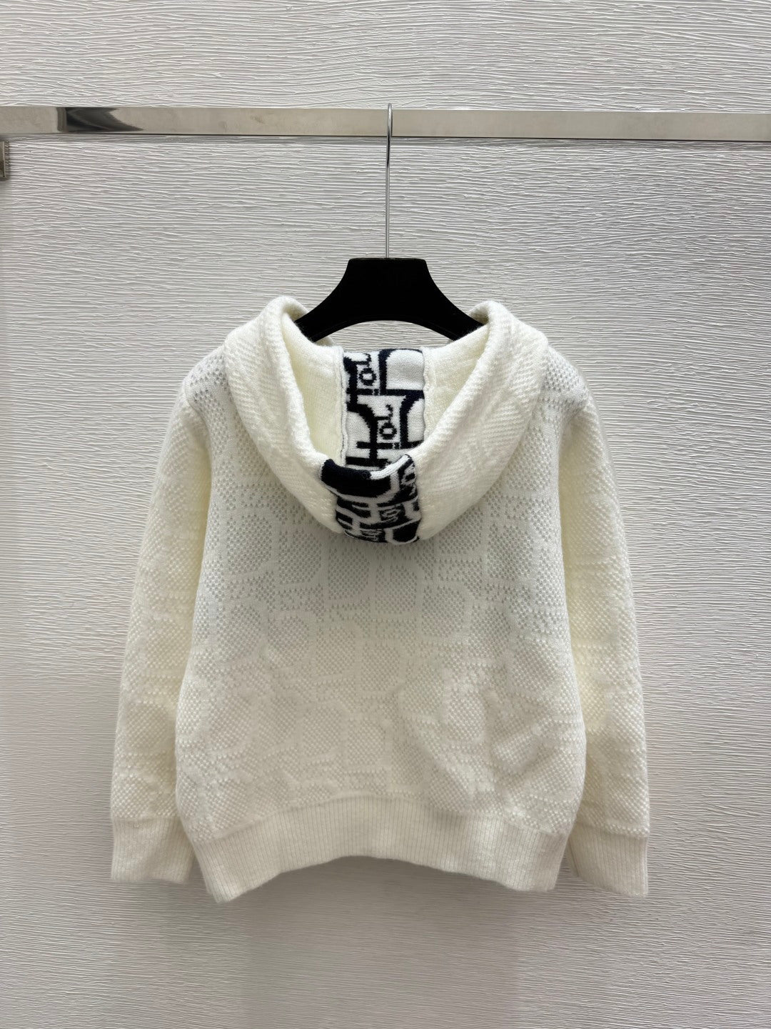 Dior 2026 Hooded Knitted Long-Sleeve Cardigan Wool 913514