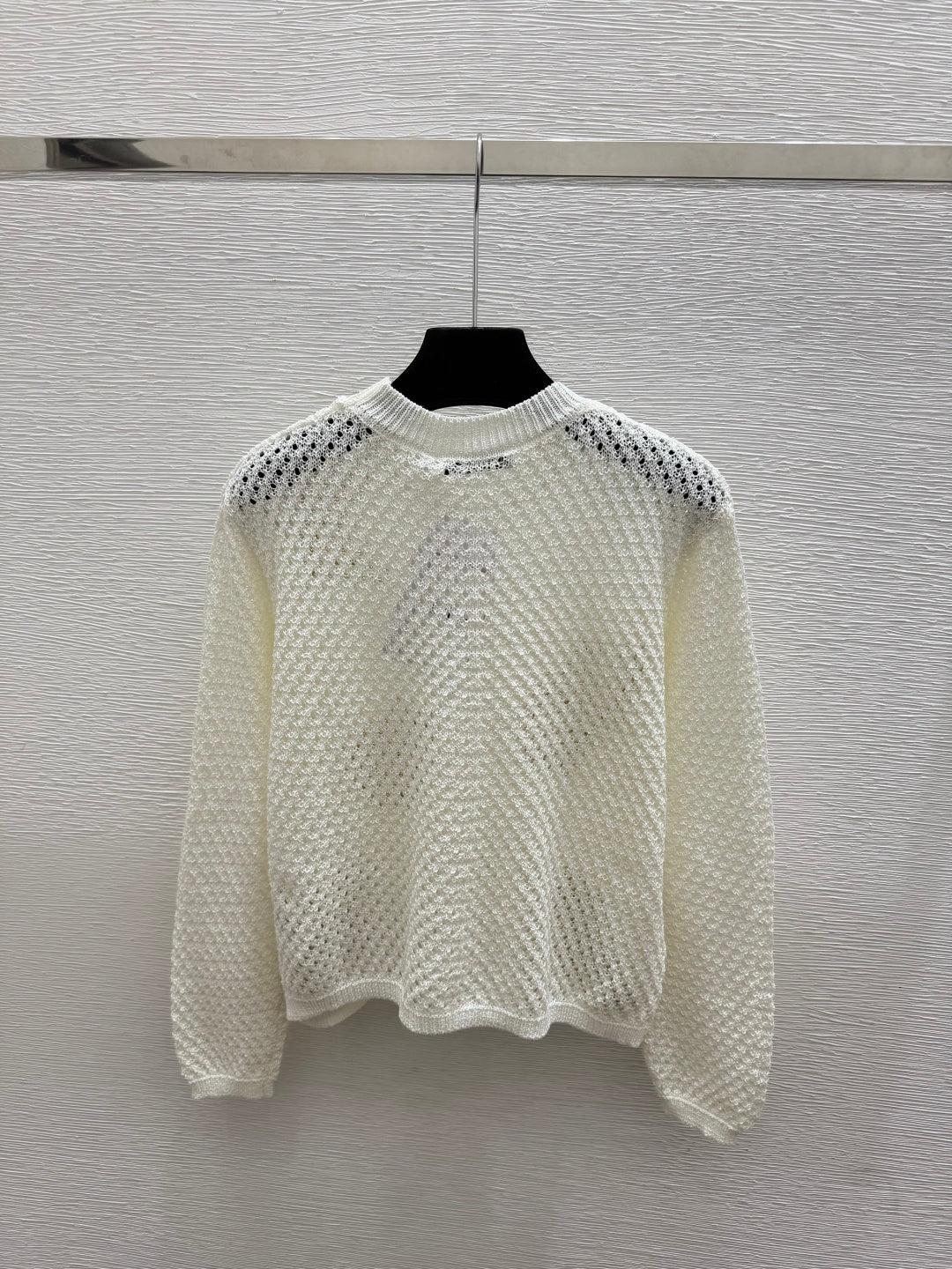 Dior 2026 Sequin Crew Neck Knit Long Sleeve Wool 913481