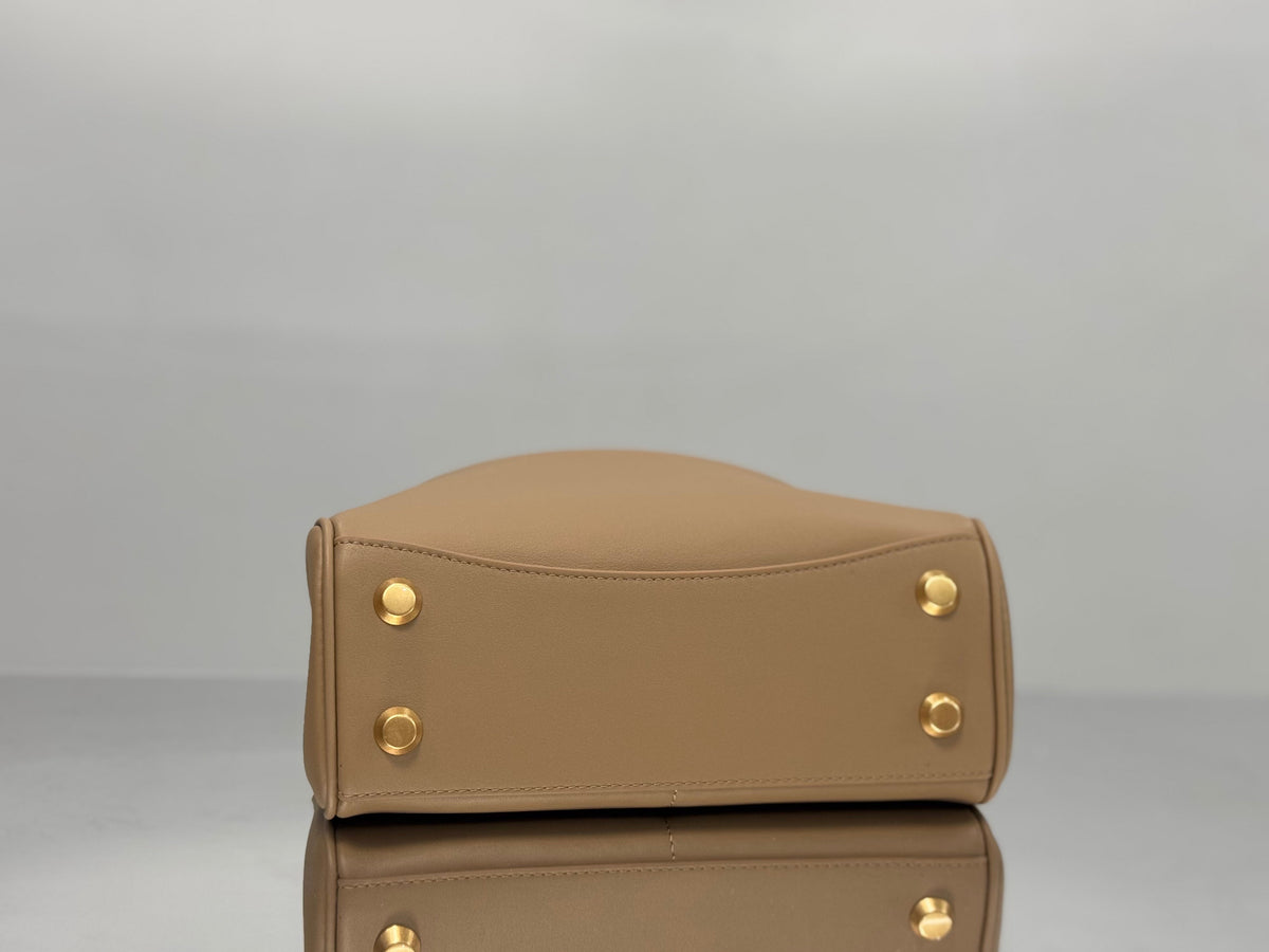 Balenciaga Mini Bag 22 Rich Brown Calfskin Gold Hardware