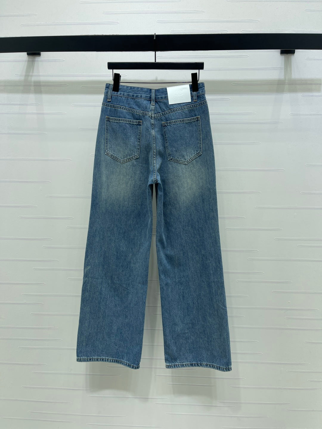 Chanel 2026 Blue Butterfly Straight-leg Jeans Cotton 402512