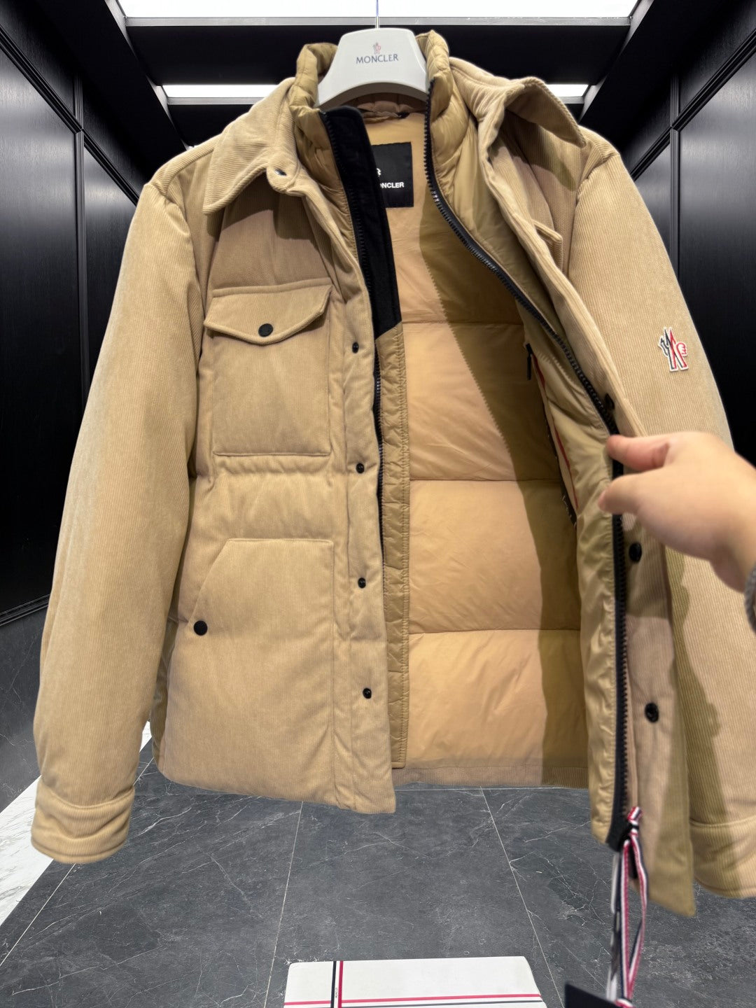 MC 25 Shirt Jacket Light Brown Velvet 0009