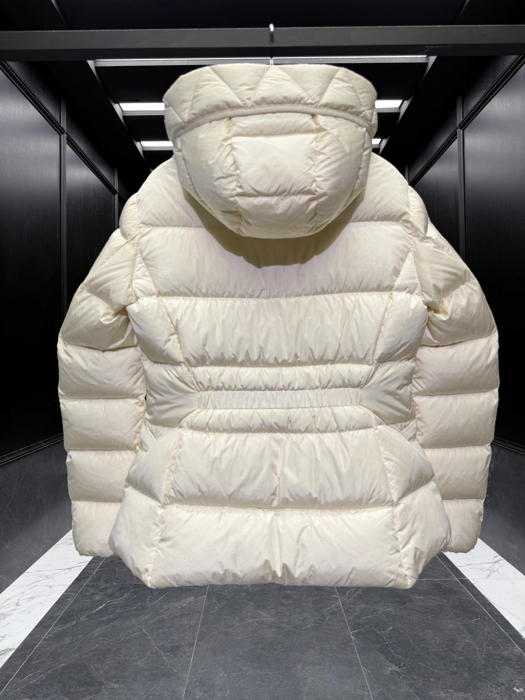 MC 25 Down Jacket Ivory White Polyester 0019