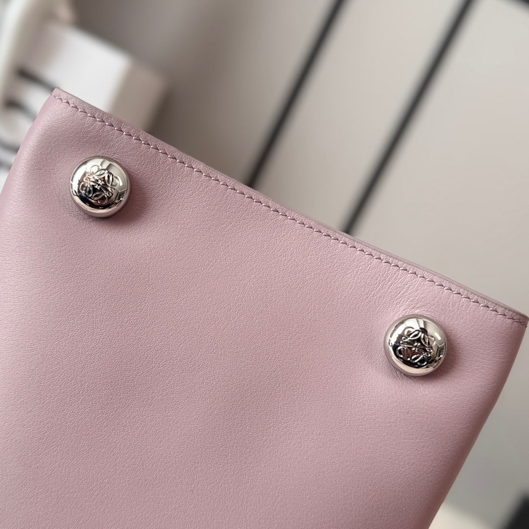 Loewe Pebble Hobo Bag 22 Dusty Rose Calfskin 280586