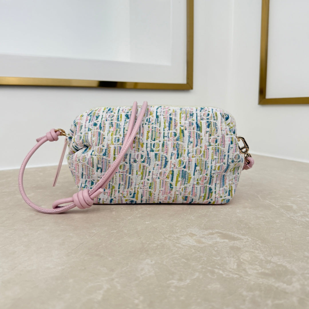 Dior 2026 Bow Pouch Bag 20cm Canvas