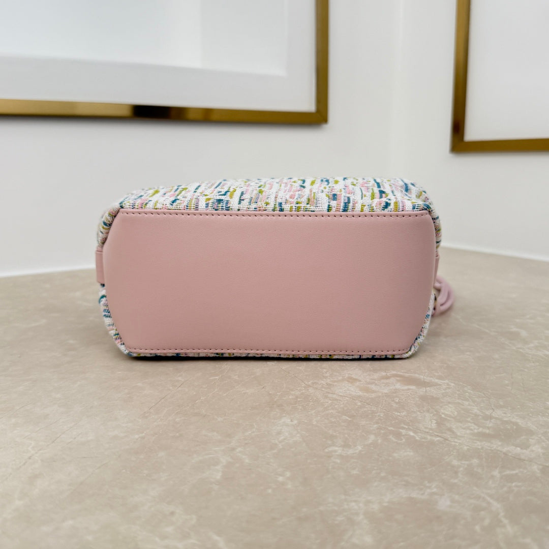 Dior 2026 Bow Pouch Bag 20cm Canvas