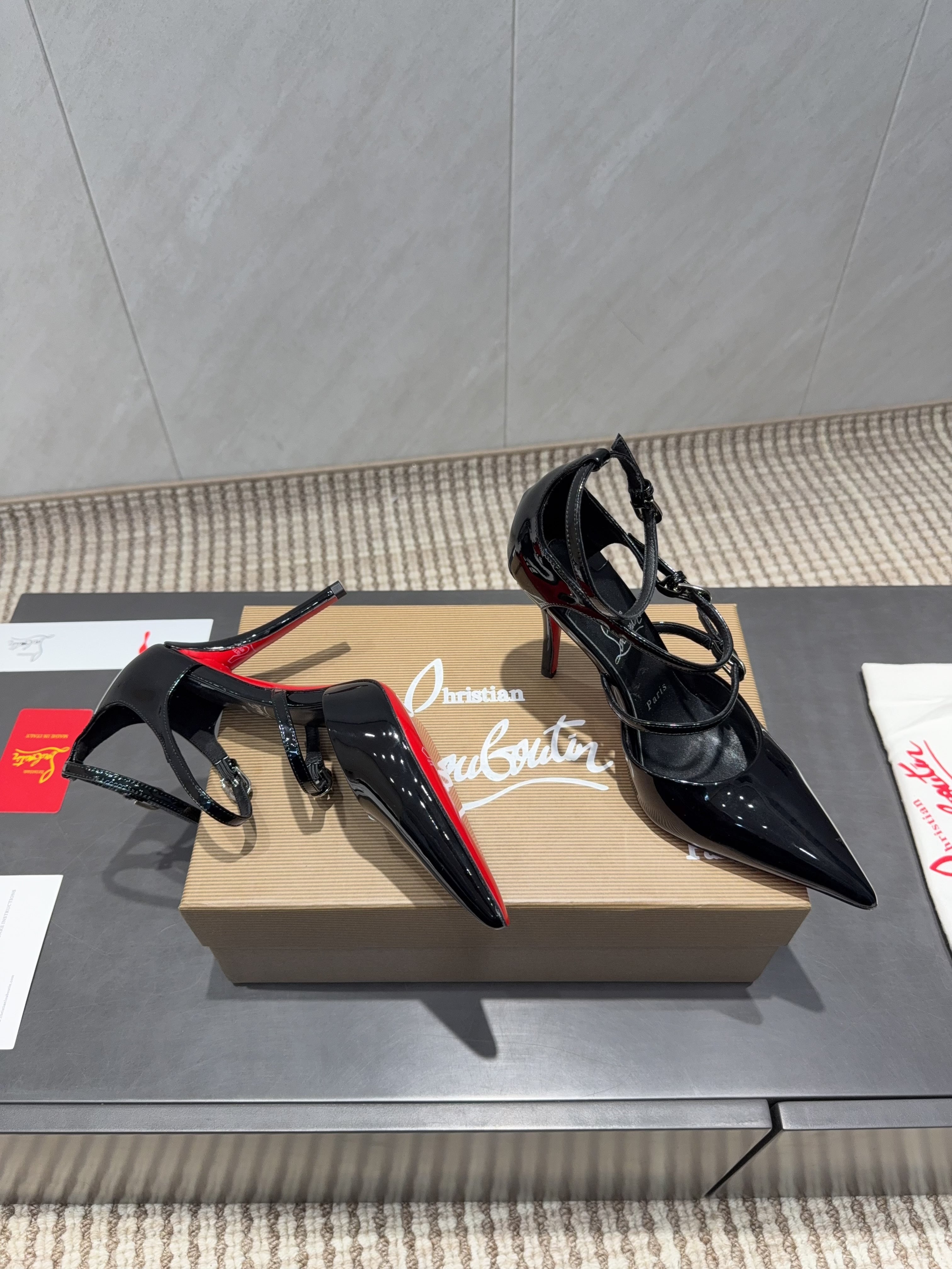 CL 26SS High Heel Pump 100 Black Patent Leather 613869