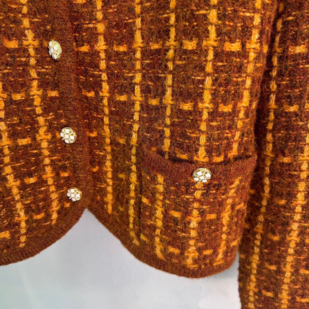 Chanel 2026 V-neck Cardigan Tweed 449345