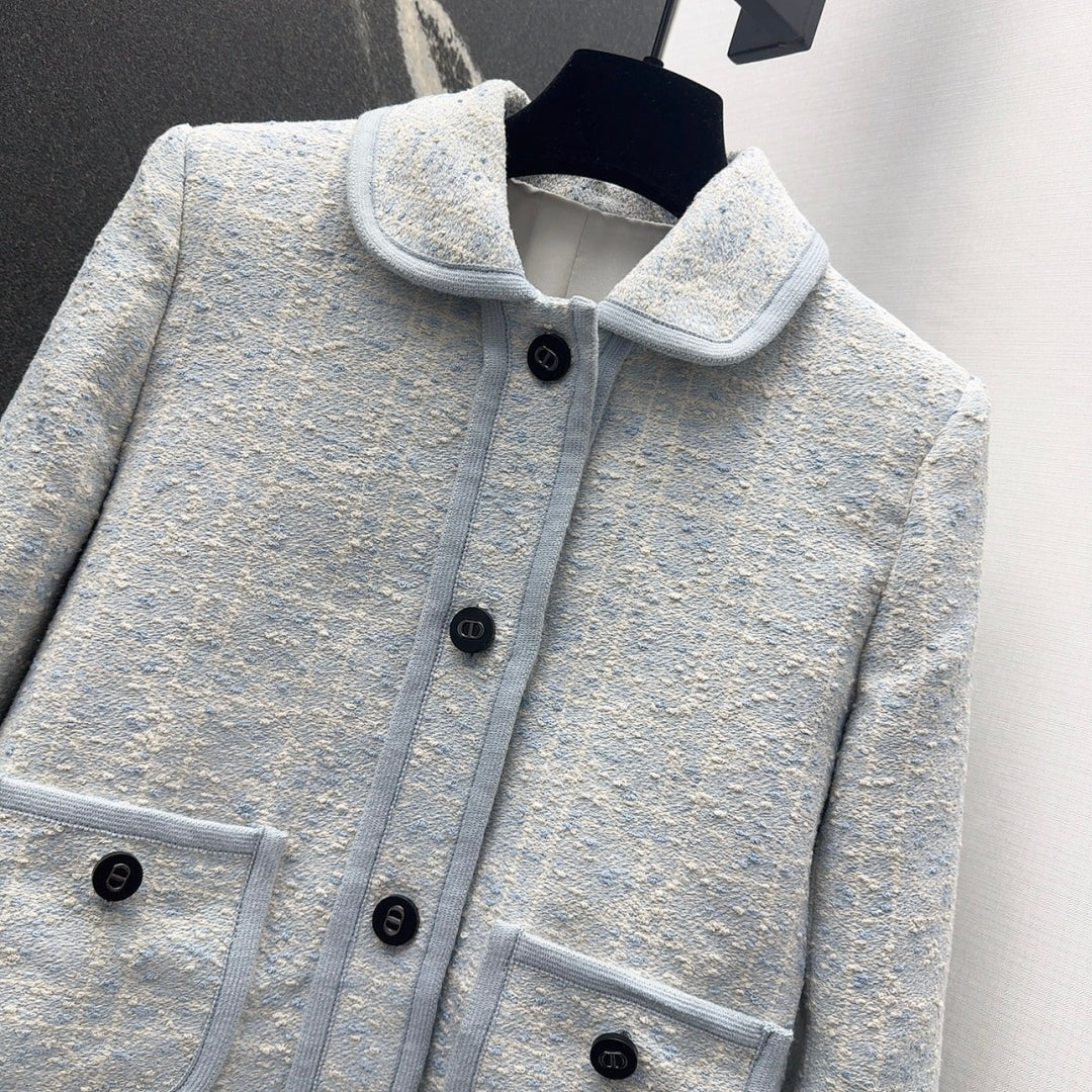 CD 25 Plaid Jacket Could Blue Tweed