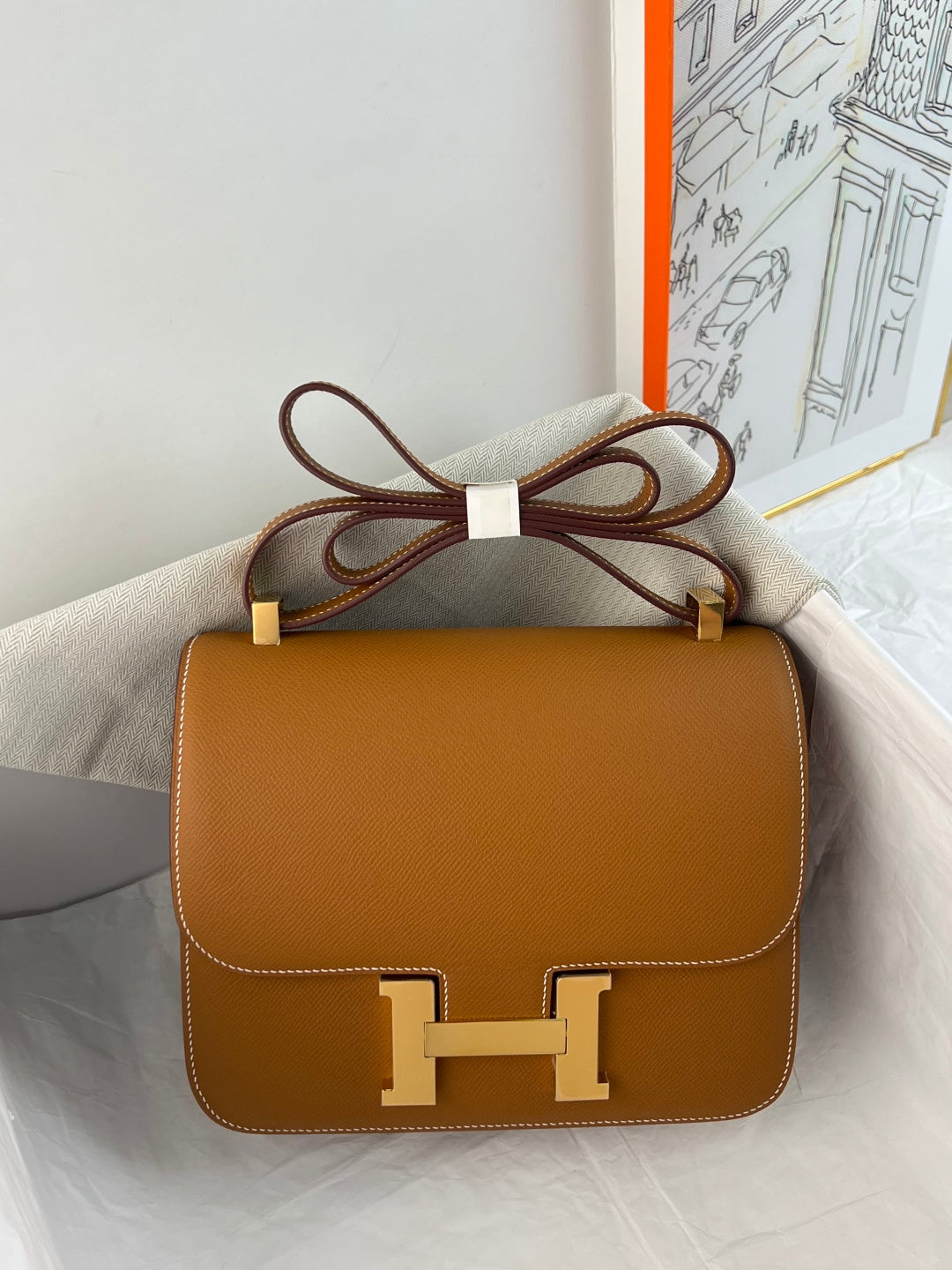 High-end Hermes 2026 Constance 24cm Bag Epsom Leather