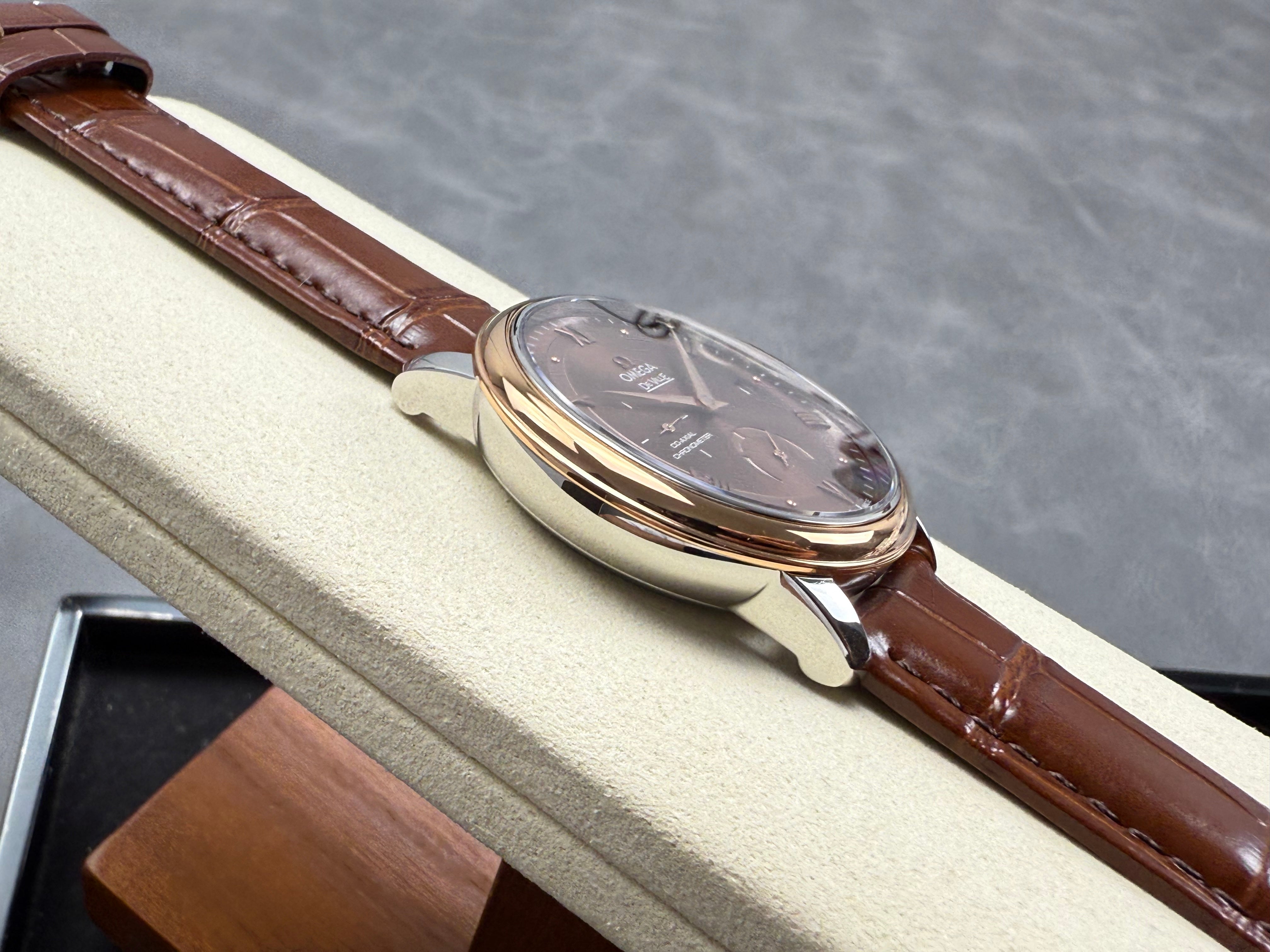 Omega De Ville Prestige Co-Axial Power Reserve 39.5 mm Brown Dial