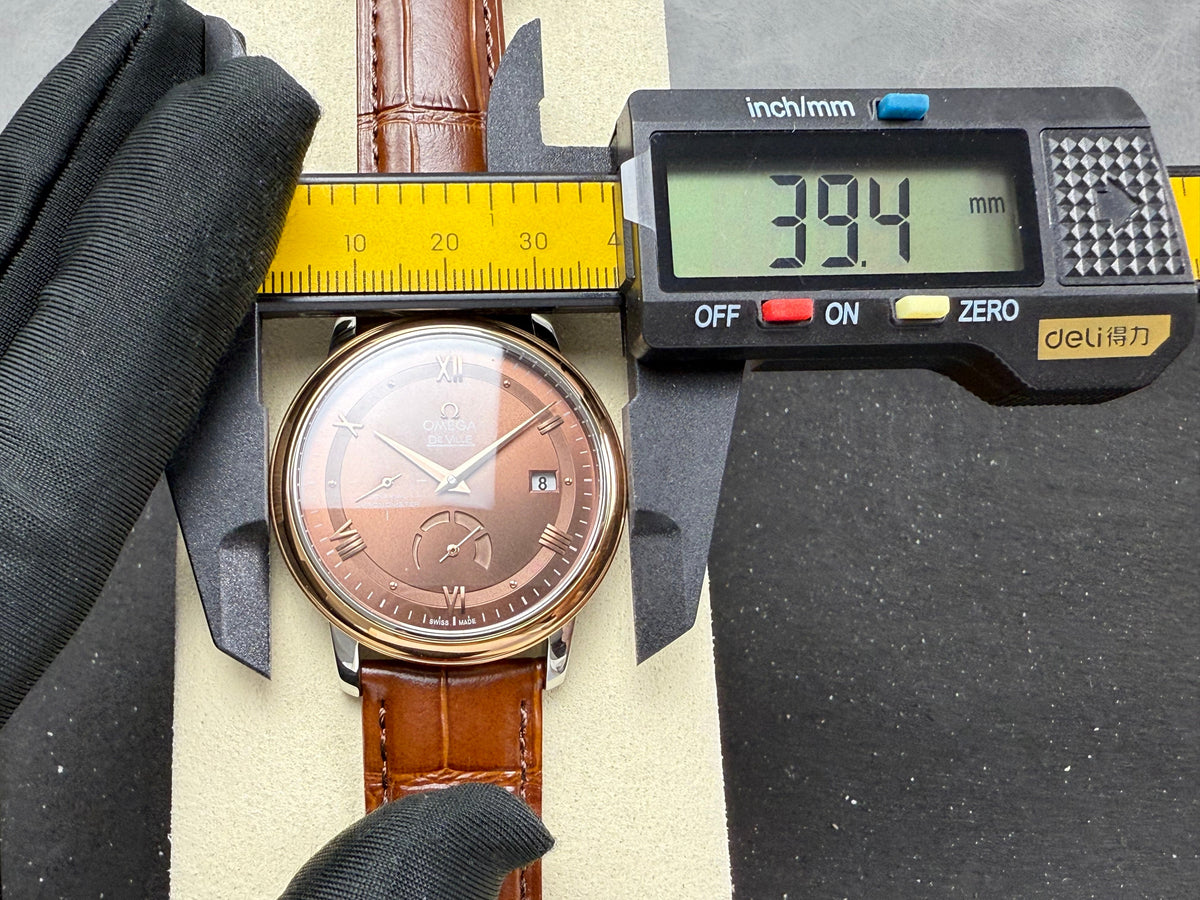 Omega De Ville Prestige Co-Axial Power Reserve 39.5 mm Brown Dial