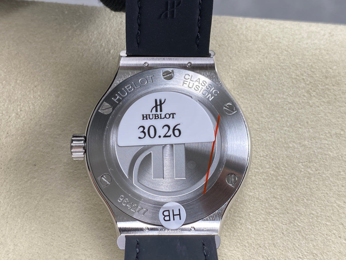 Hublot Classic Fusion 33mm Watch Black Dial And Black Leather Strap