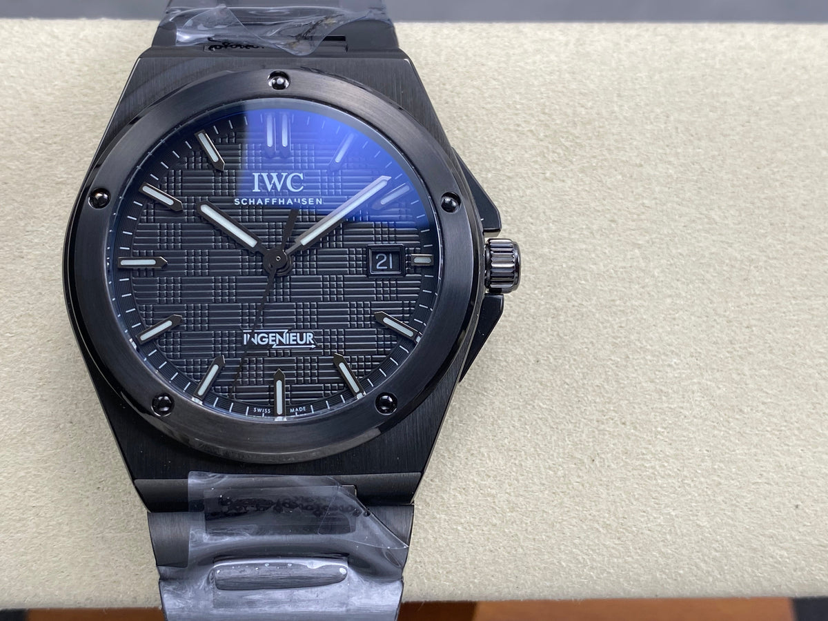IWC Ingenieur 40 Black Dial Black Case