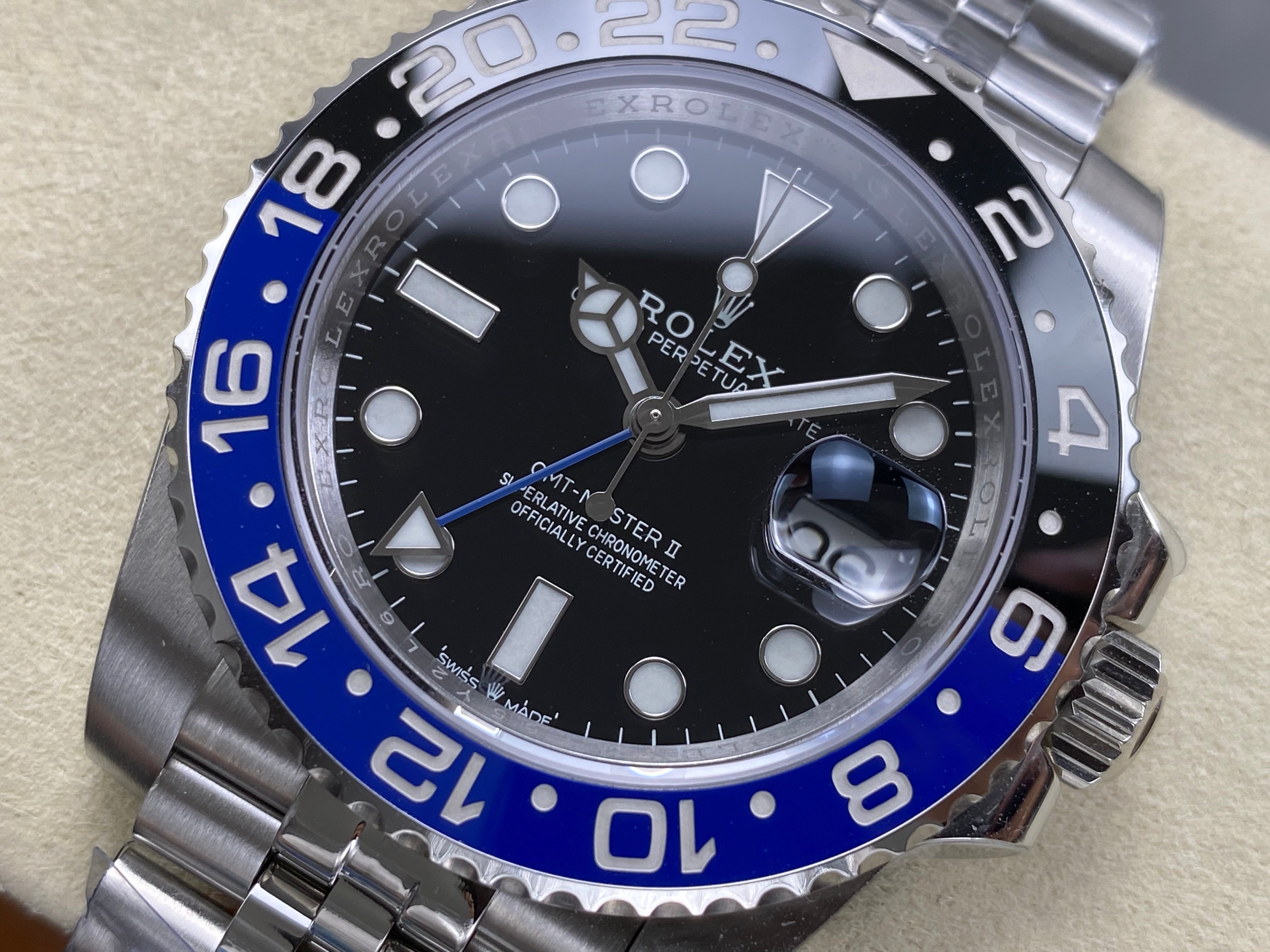 Rolex GMT- Master II Black Blue Jubilee Bracelet