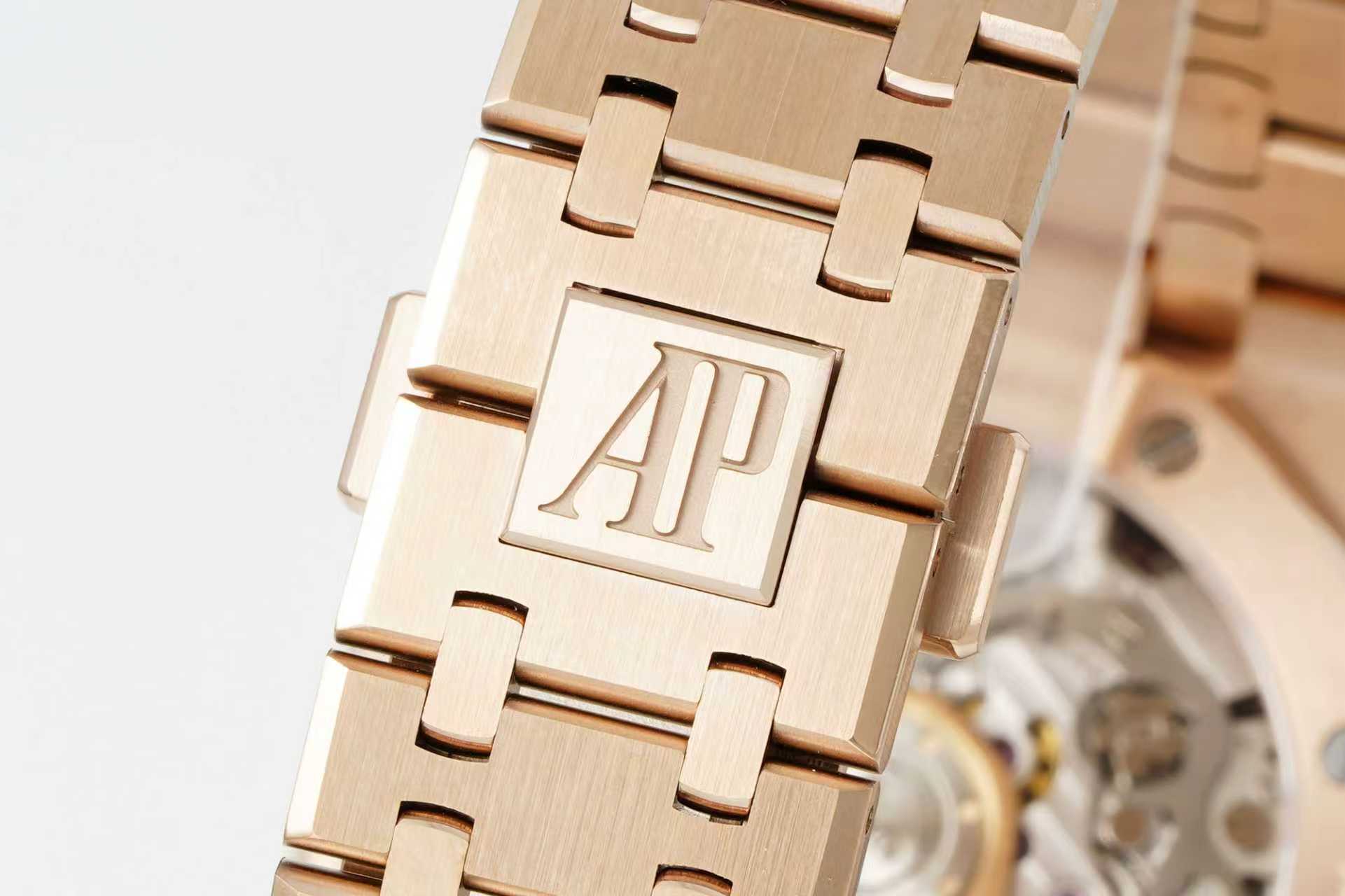 Audemars Piguet Royal Oak Chronograph 41mm Rose Gold Blue Rose Gold Dial