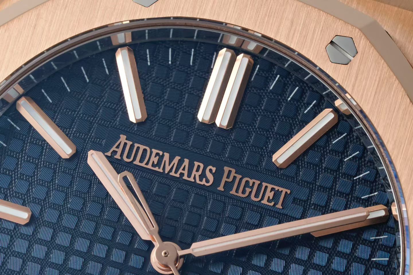 Audemars Piguet Royal Oak Selfwinding 41mm 15510 Rose Gold Dark Blue Dial