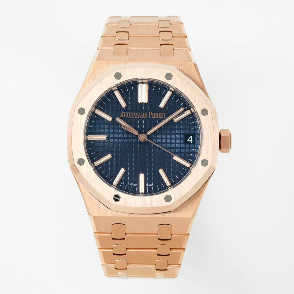 Audemars Piguet Royal Oak Selfwinding 41mm 15510 Rose Gold Dark Blue Dial