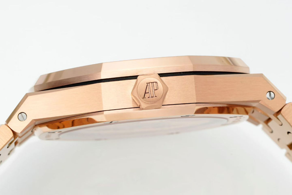 Audemars Piguet Royal Oak Selfwinding 41mm 15510 Rose Gold Dark Blue Dial