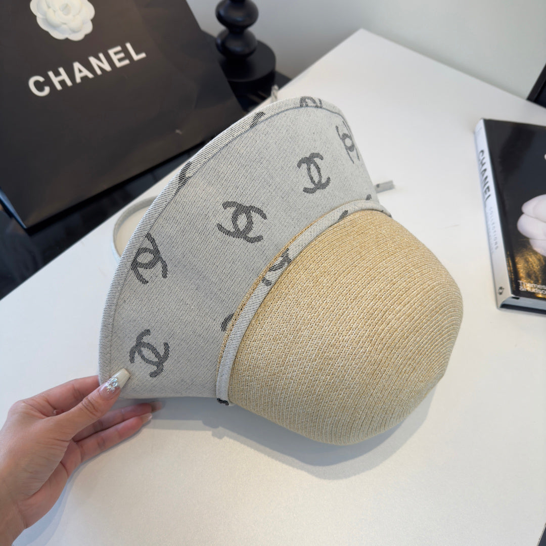 Chanel Bucket Hat With CC Logo Pattern 279627