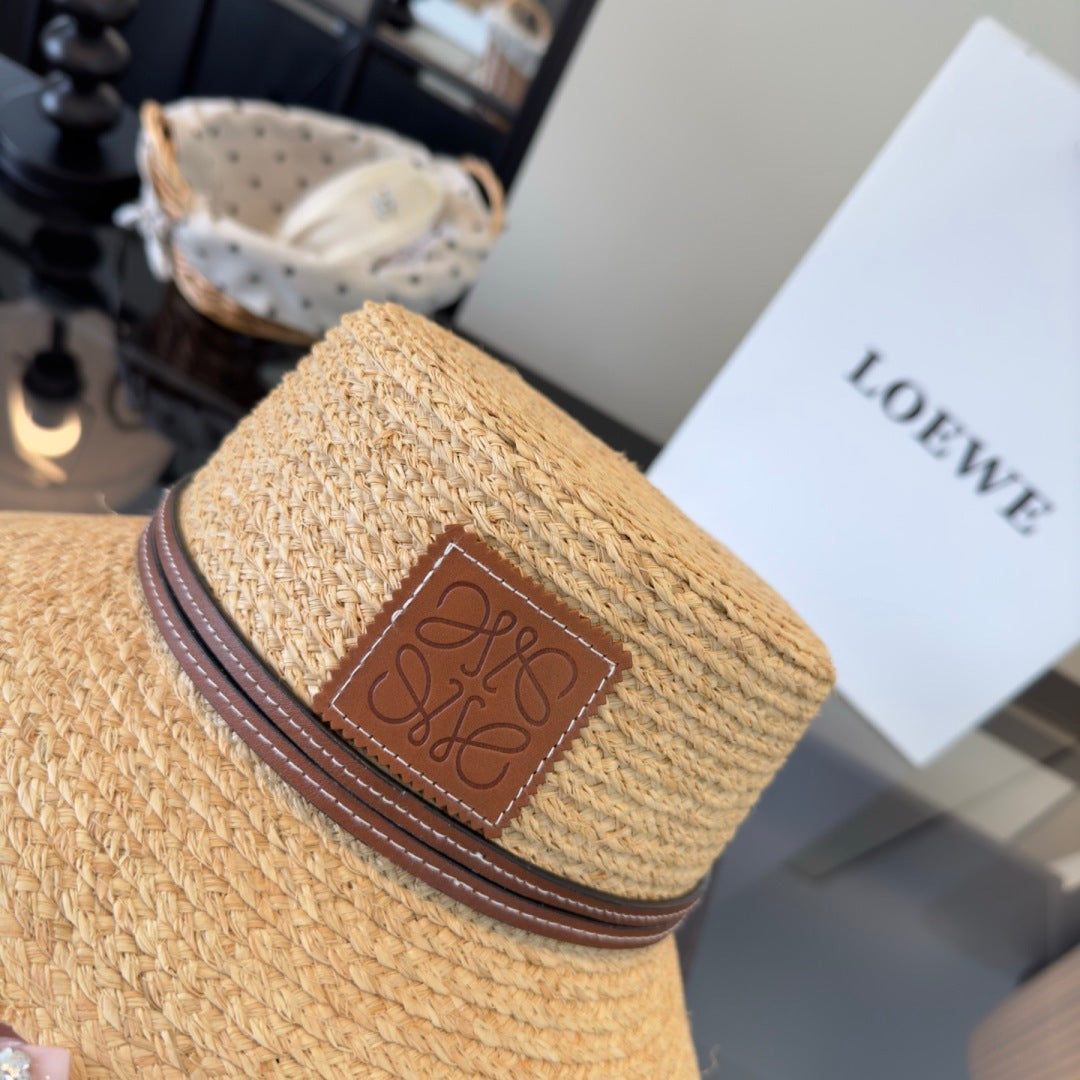 Loewe Raffia Straw Bucket Hat 299791