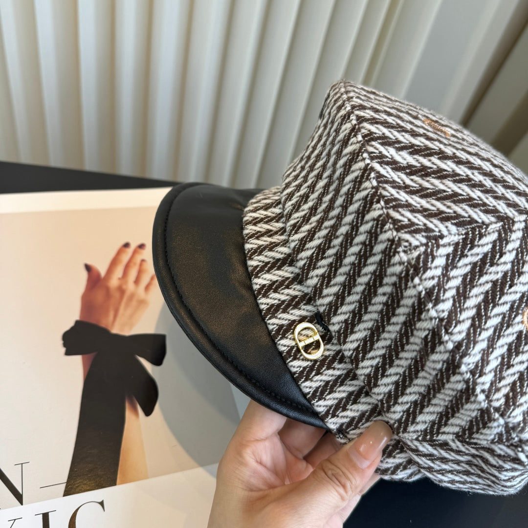 Dior 2026 Beret Hat Canvas 565691