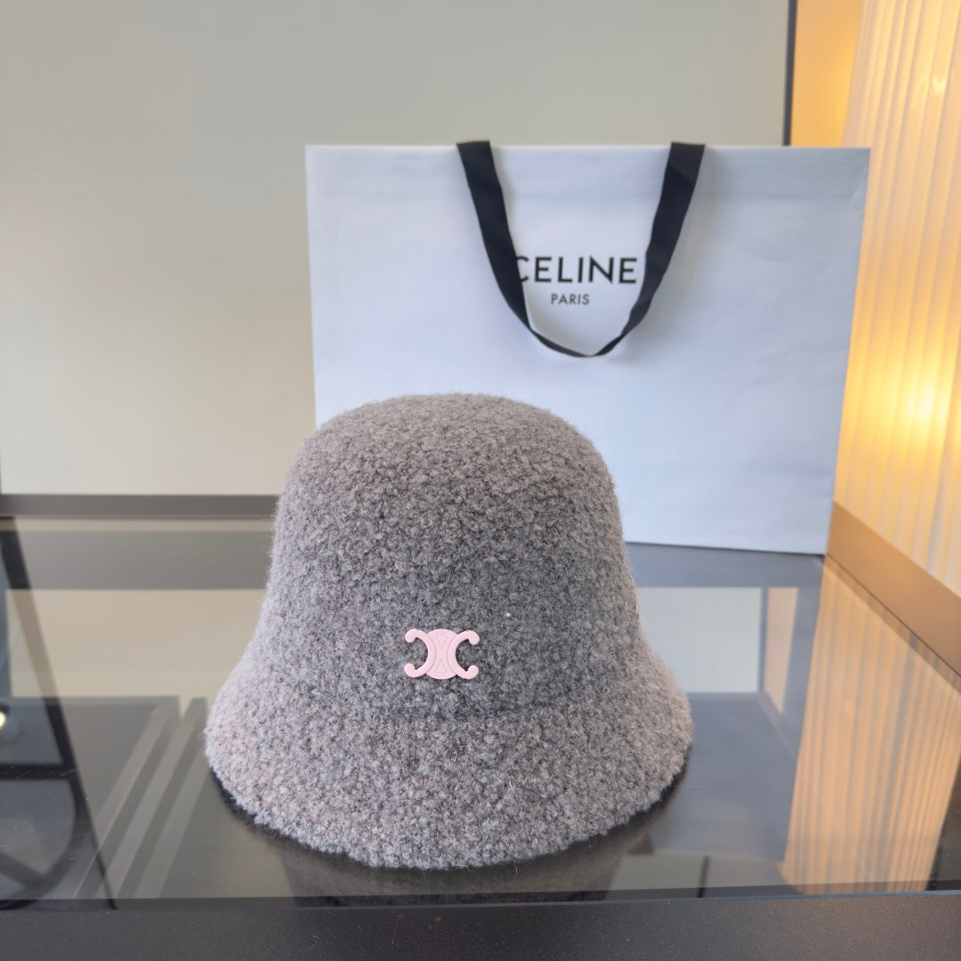 Celine Wool Bucket Hat 477544