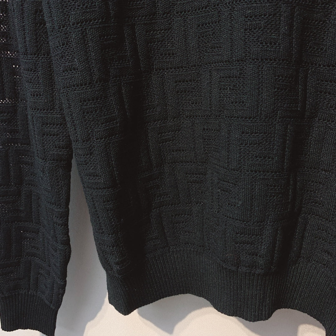 Fendi 25 Sweater Black Woool 0003