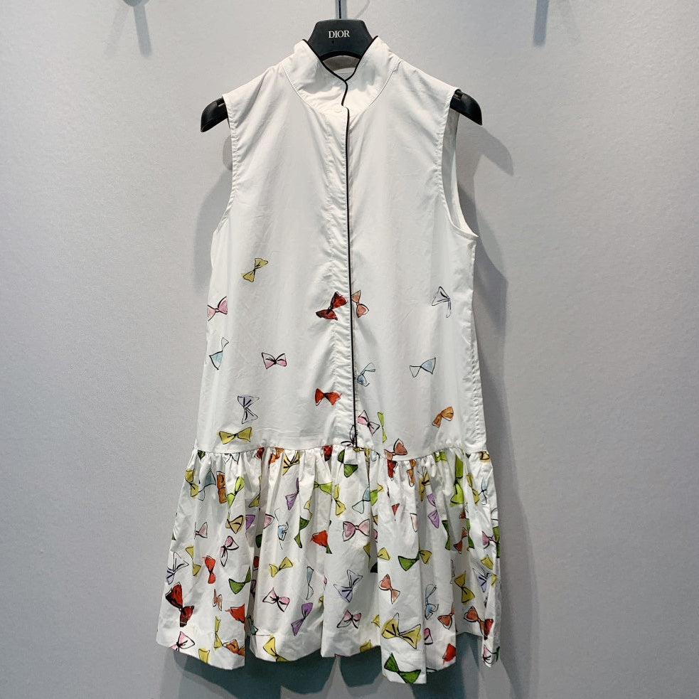 Dior 2026 Sleeveless Dress White Cotton 627246
