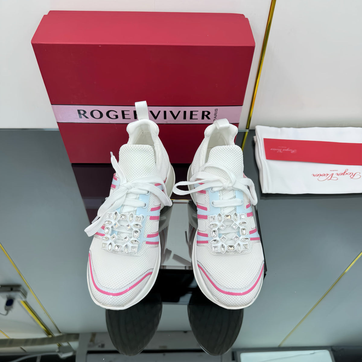 Viv 25 Motor Sneaker White Special Mesh 250500