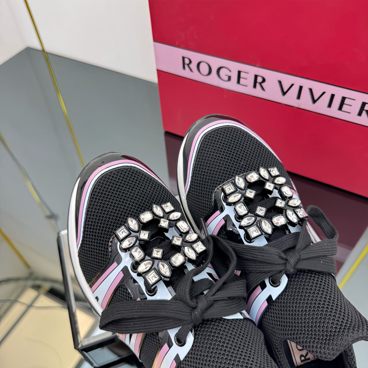 Viv 25 Motor Sneaker Black Special Mesh 250502