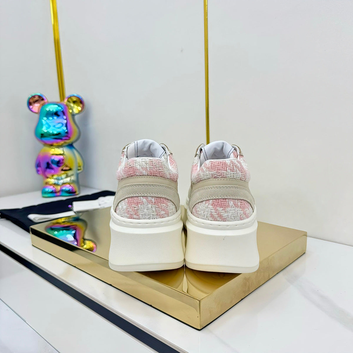 CC 25 Platform Sneaker Pink Nude Cowhide 312953
