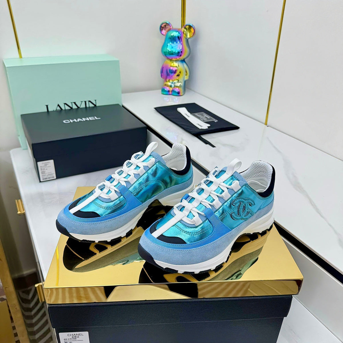 CC 25 Sneaker Blue Cowhide 331261