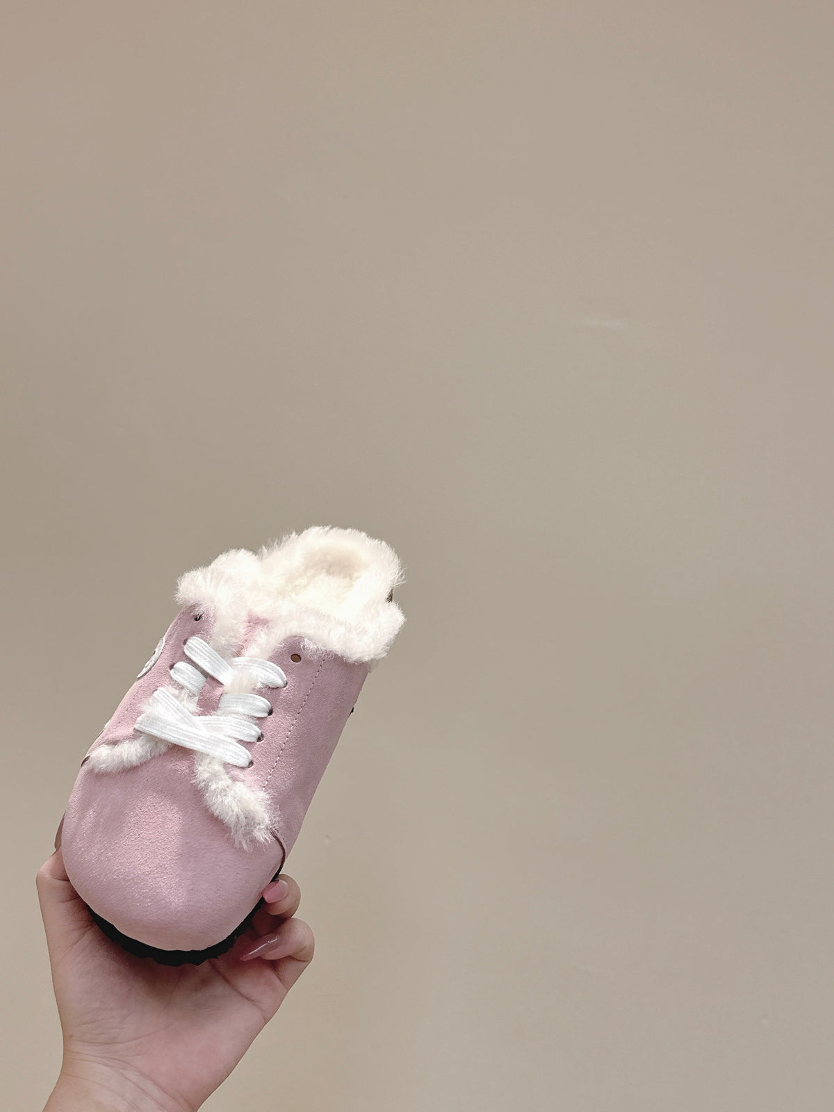 Loewe 2026 Birkenstock Furry Mule Suede 654285
