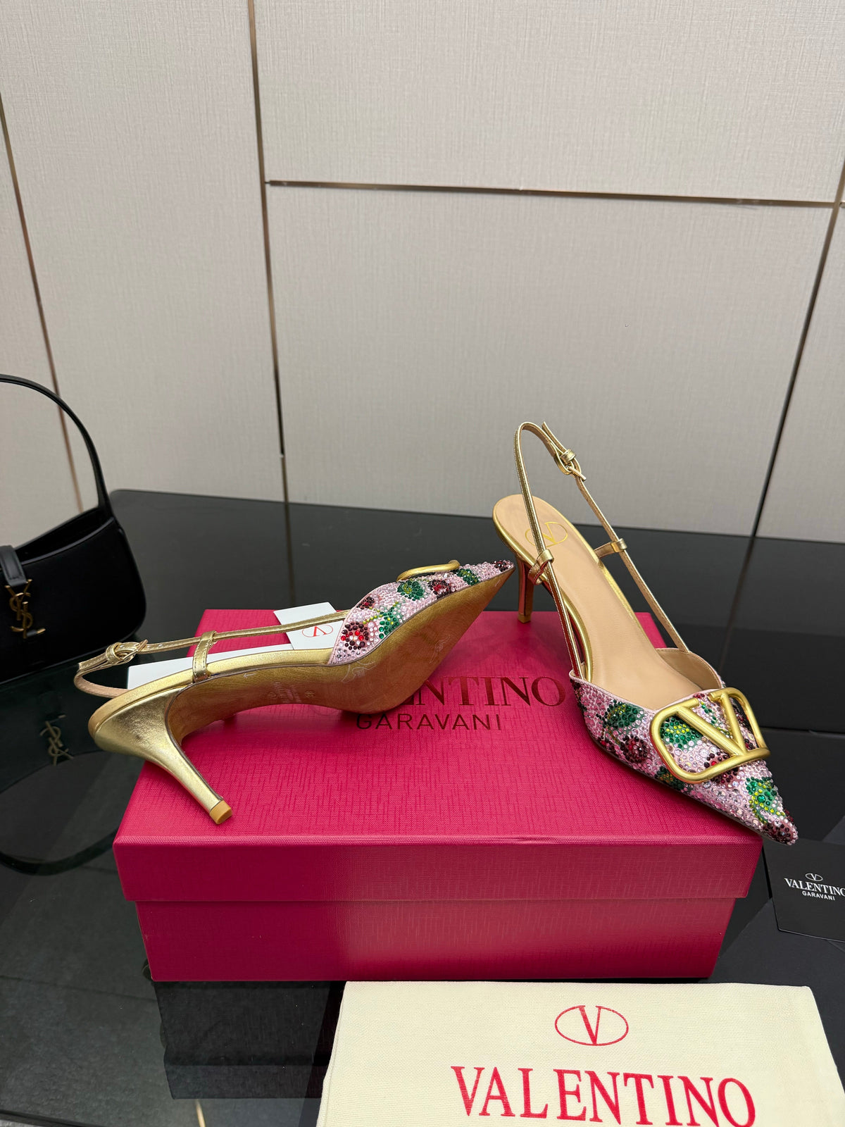 VT 26s Slingback 80 Crystal Colorful Leather 725843