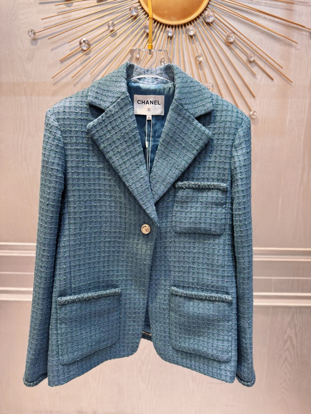 CC 25 Suit Turquoise Tweed 10801090