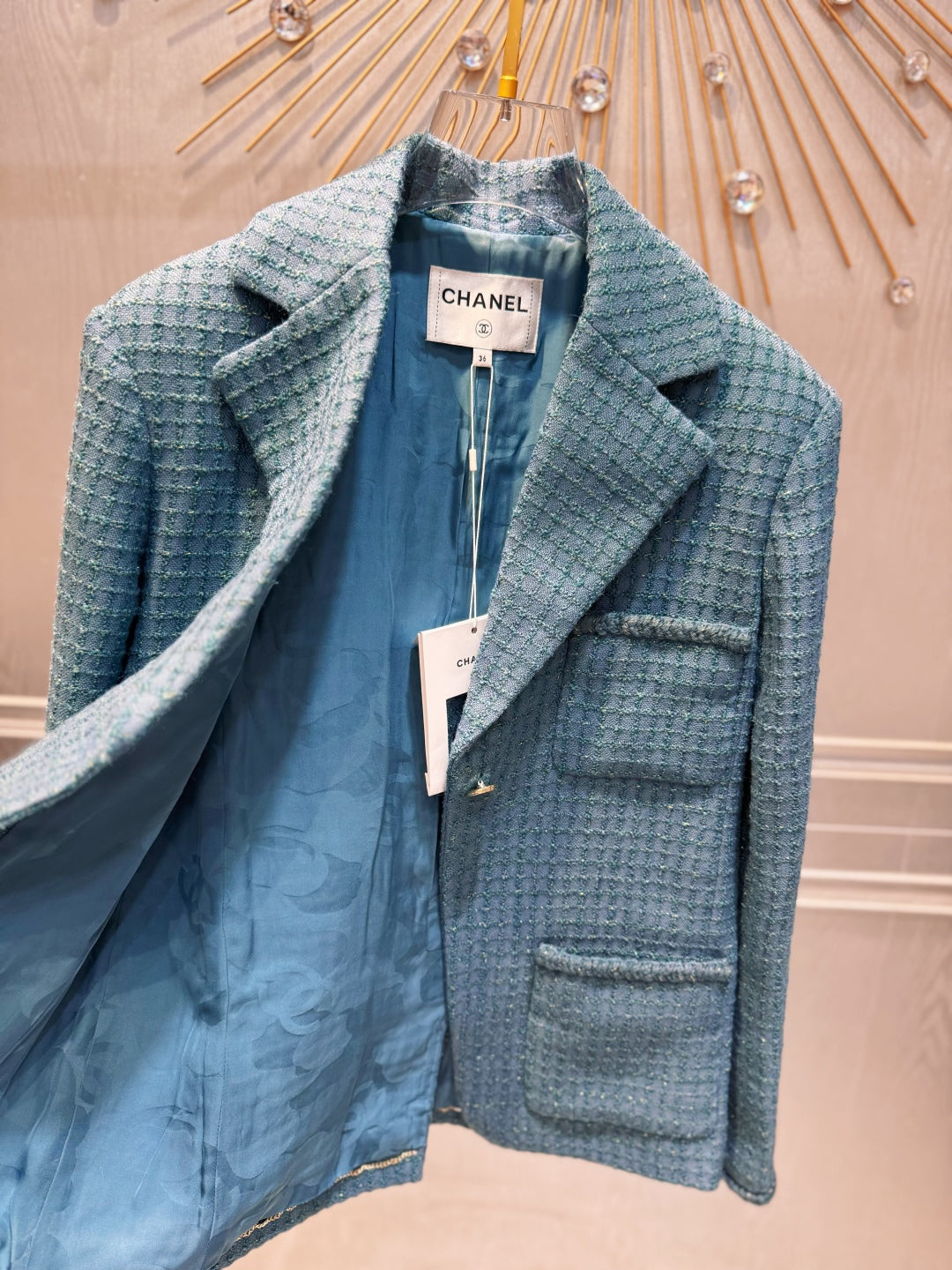 CC 25 Suit Turquoise Tweed 10801090