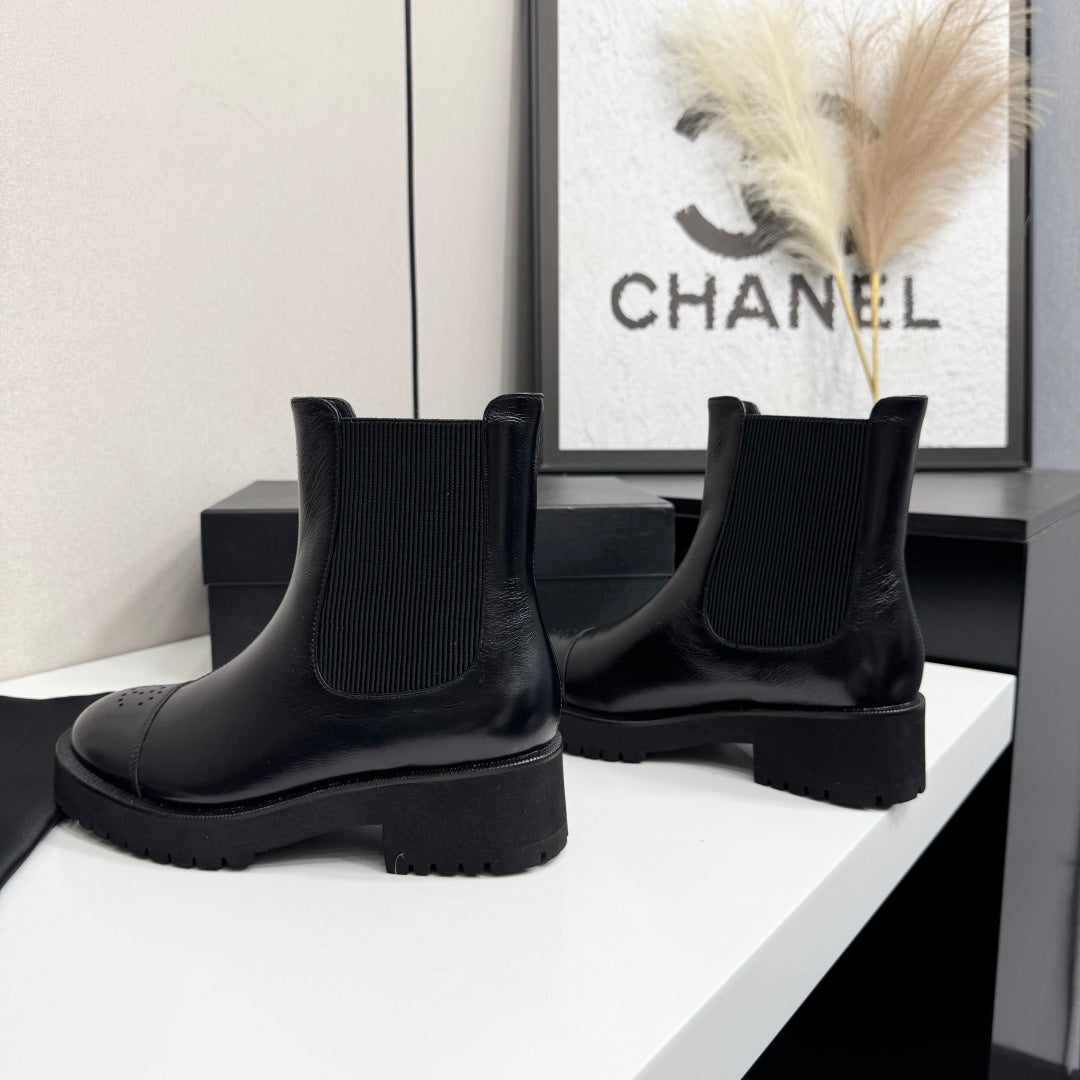 Chanel 2026 Chelsea Ankle Boots Leather Suede 193740