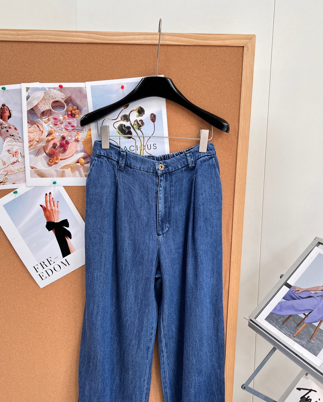 MiuMiu 2026 Straight-Leg Jeans Blue Cotton 636352