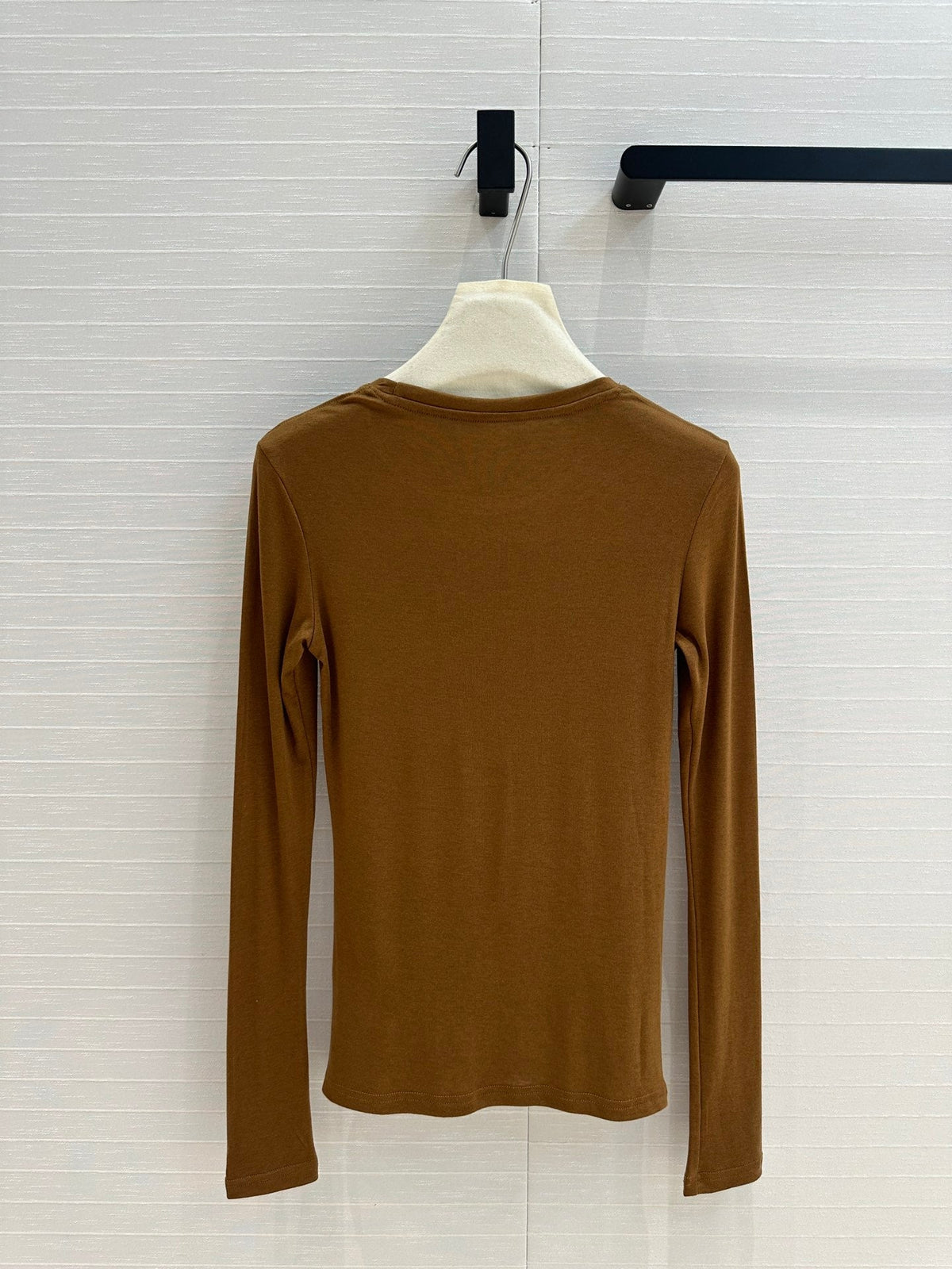 Loewe Long-sleeve T-shirt Olive Brown Lyocell