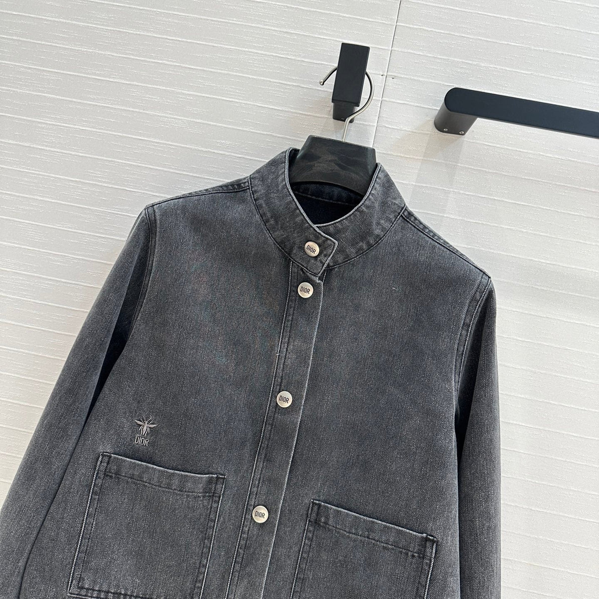 CD Denim Jacket Black Cotton