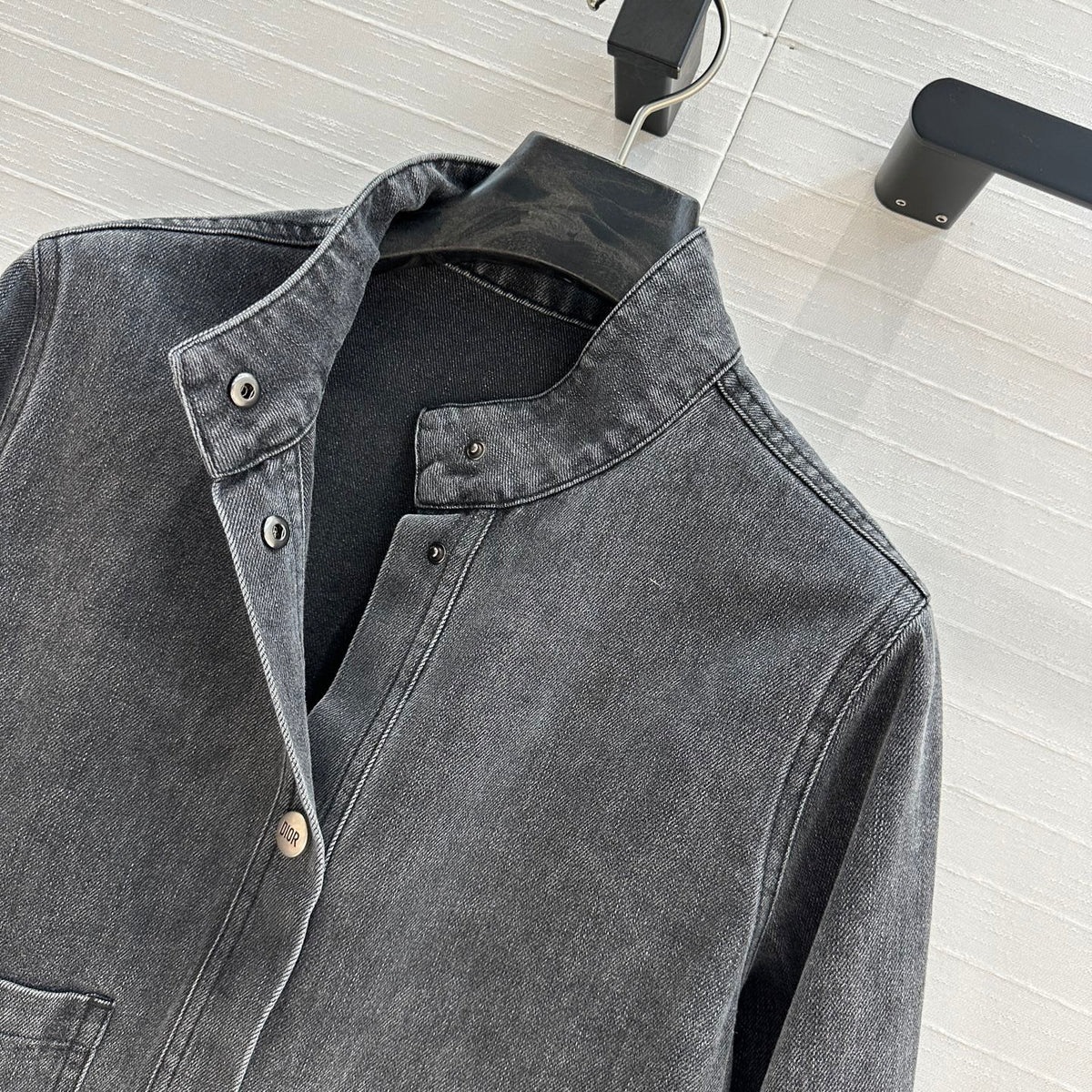 CD Denim Jacket Black Cotton