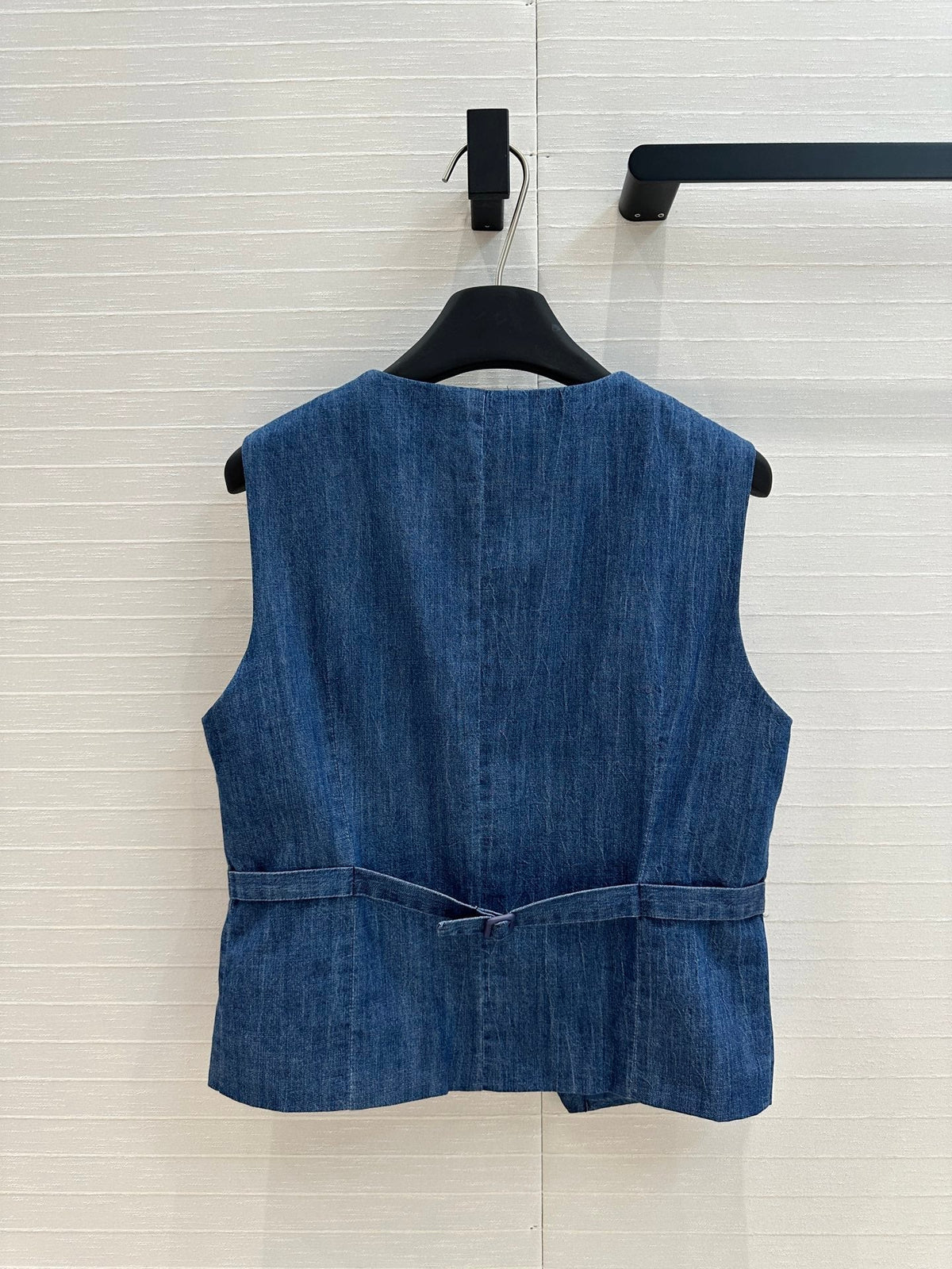 CD 25 Denim Vest Blue Cotton