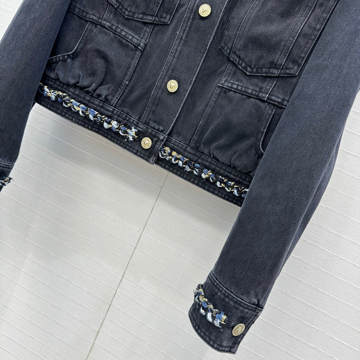 CC 25 Denim Jacket Black Cotton